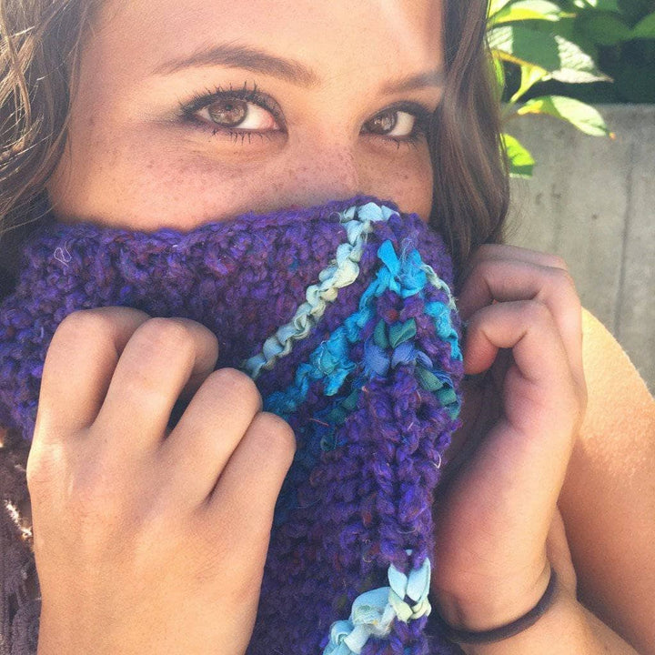 Darn Good Handkerchief Cowl Knit Kit | Darn Good Yarn - eco-friendly yarn + boho clothing