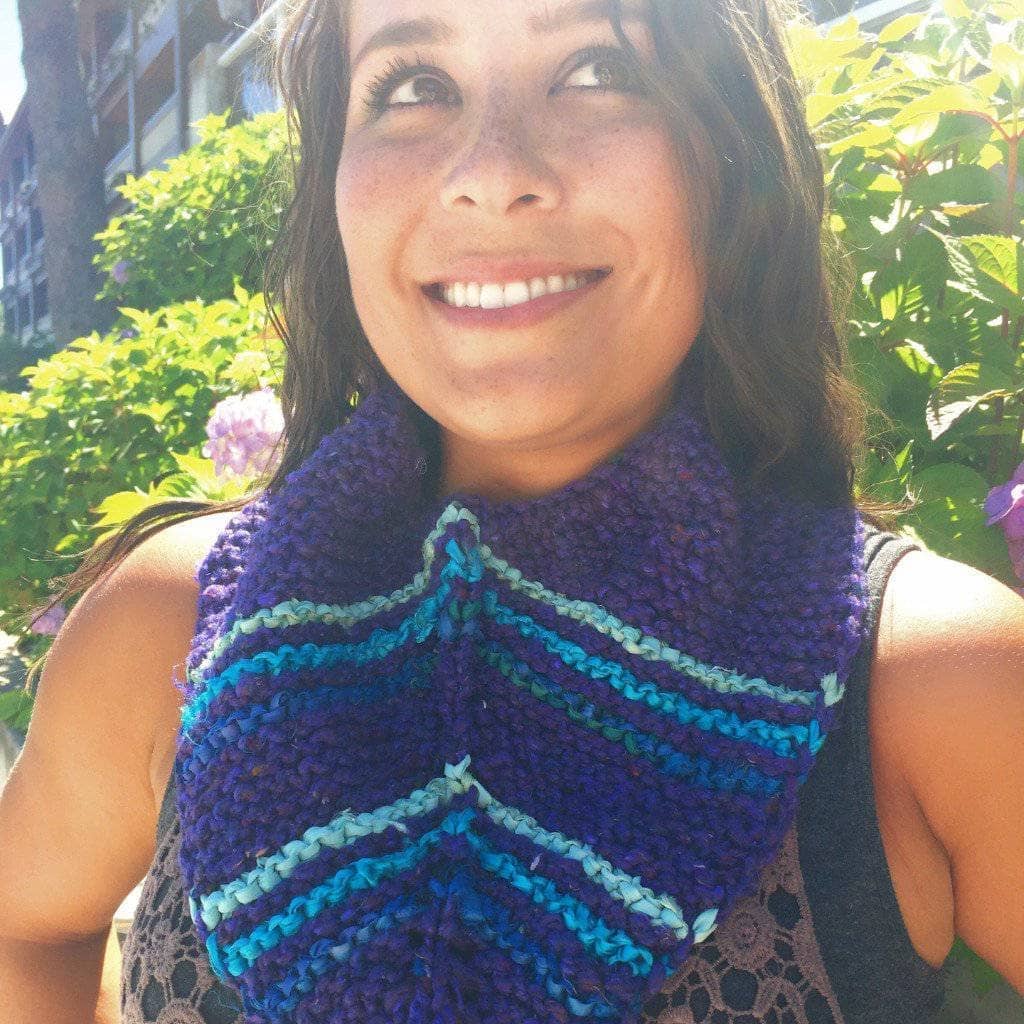 Darn Good Handkerchief Cowl Knit Kit | Darn Good Yarn - eco-friendly yarn + boho clothing