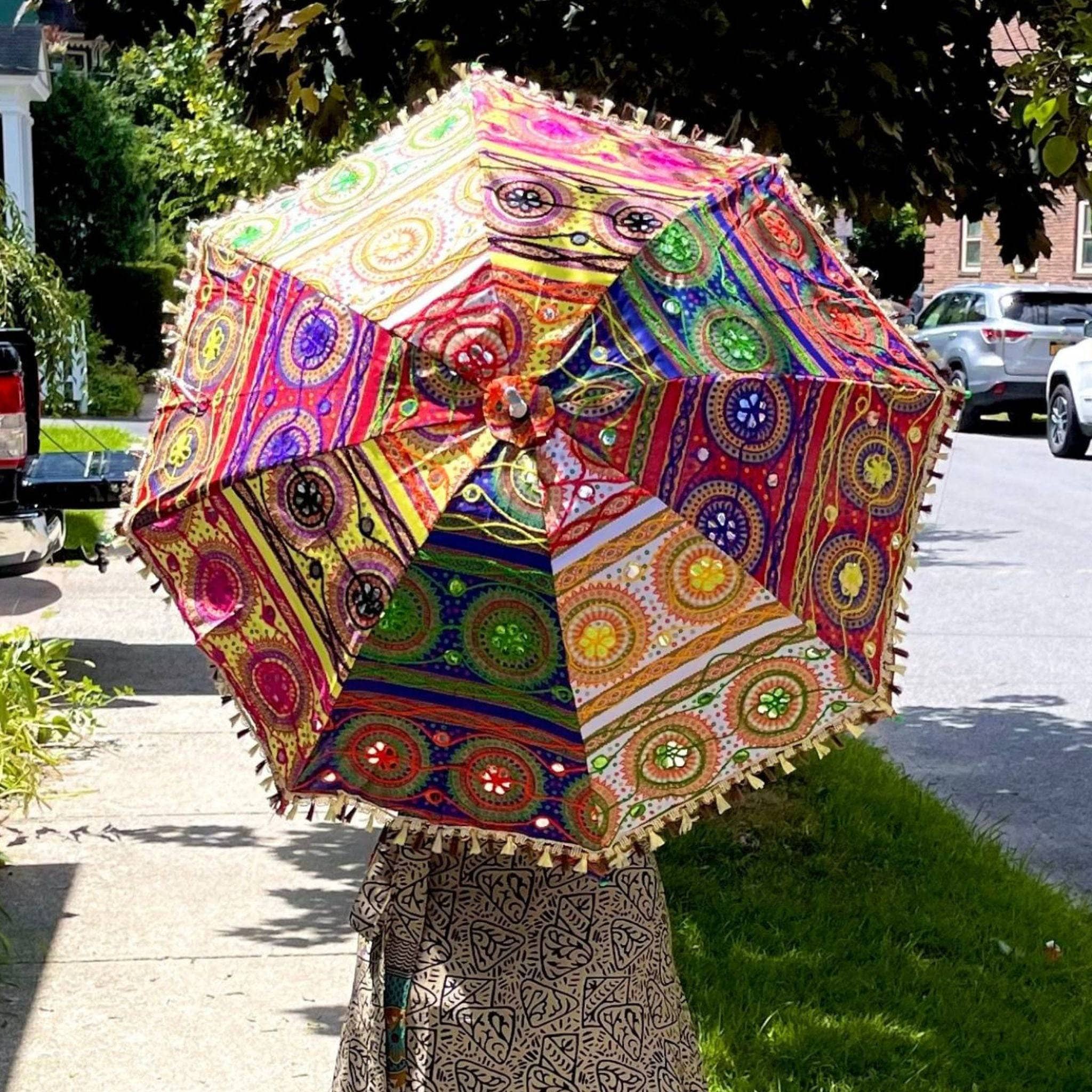 Embellished Parasol Umbrellas Regular