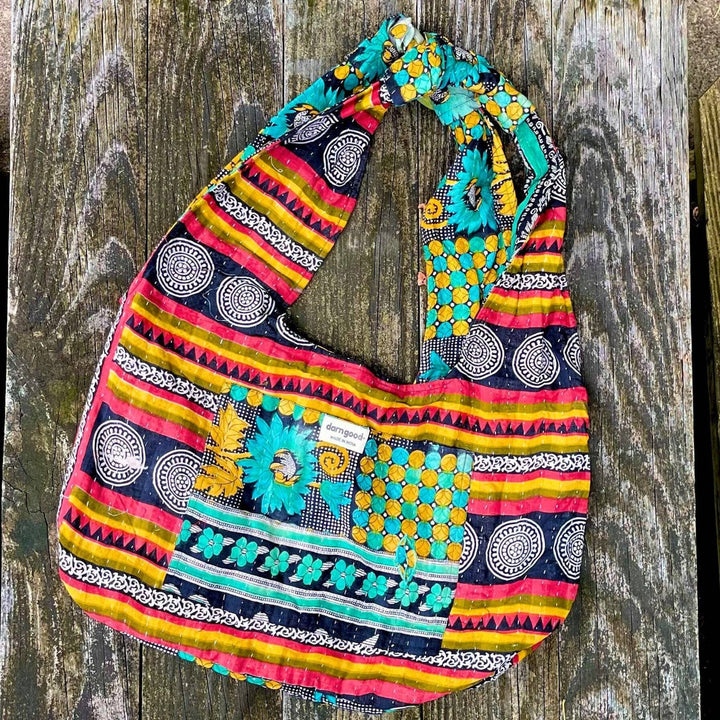 Exotic Voyage Oversized Kantha Bag - Darn Good Yarn