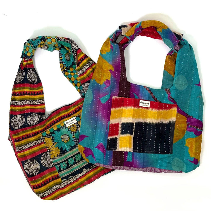 Exotic Voyage Oversized Kantha Bag - Darn Good Yarn