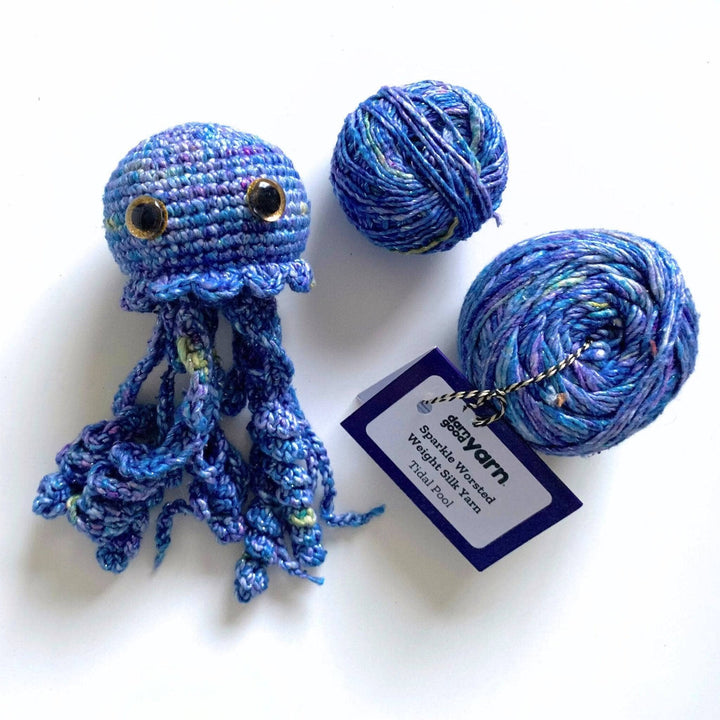 Galaxy Jellyfish Amigurumi - Crochet Pattern - Darn Good Yarn