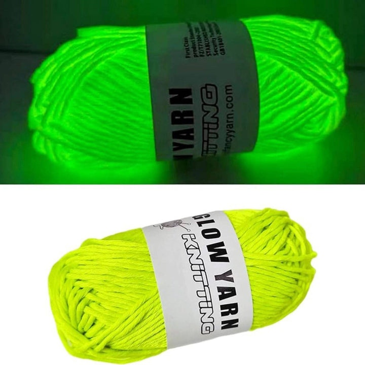 Glow in the Dark Polyester Yarn - Darn Good Yarn