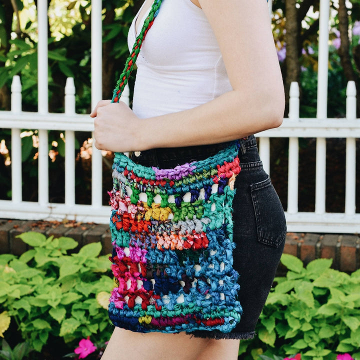 Hidden Heart Bag Crochet Kit - Darn Good Yarn