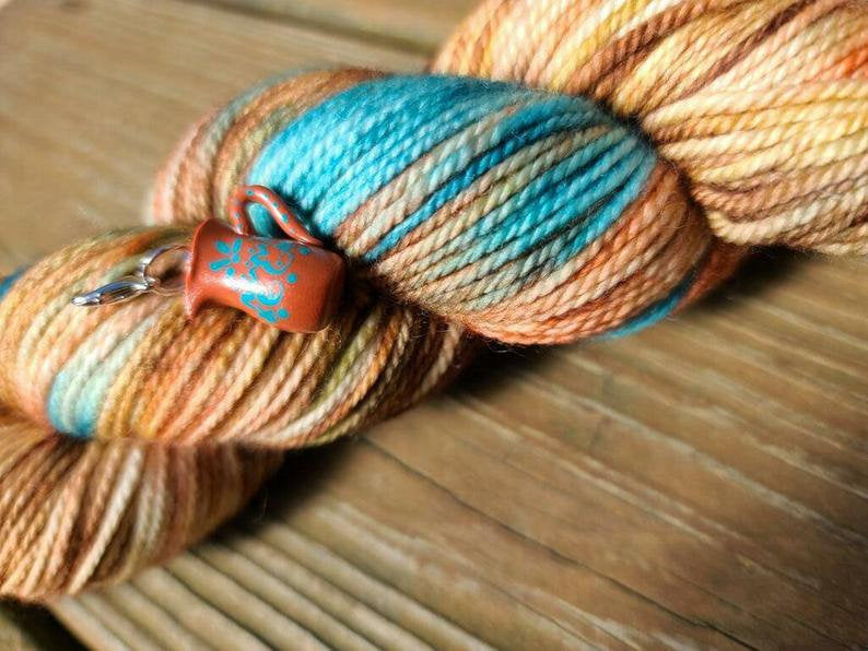 Darn Good Yarn: Turquoise & Terracotta, Yarn
