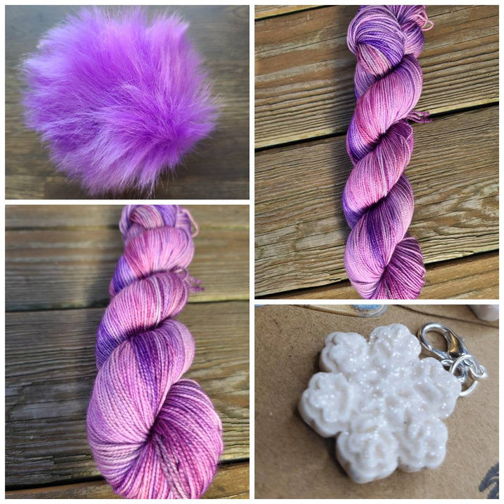 Darn Good Yarn: Woolen Winter Hat kits/pom/snowflake charm, Yarn