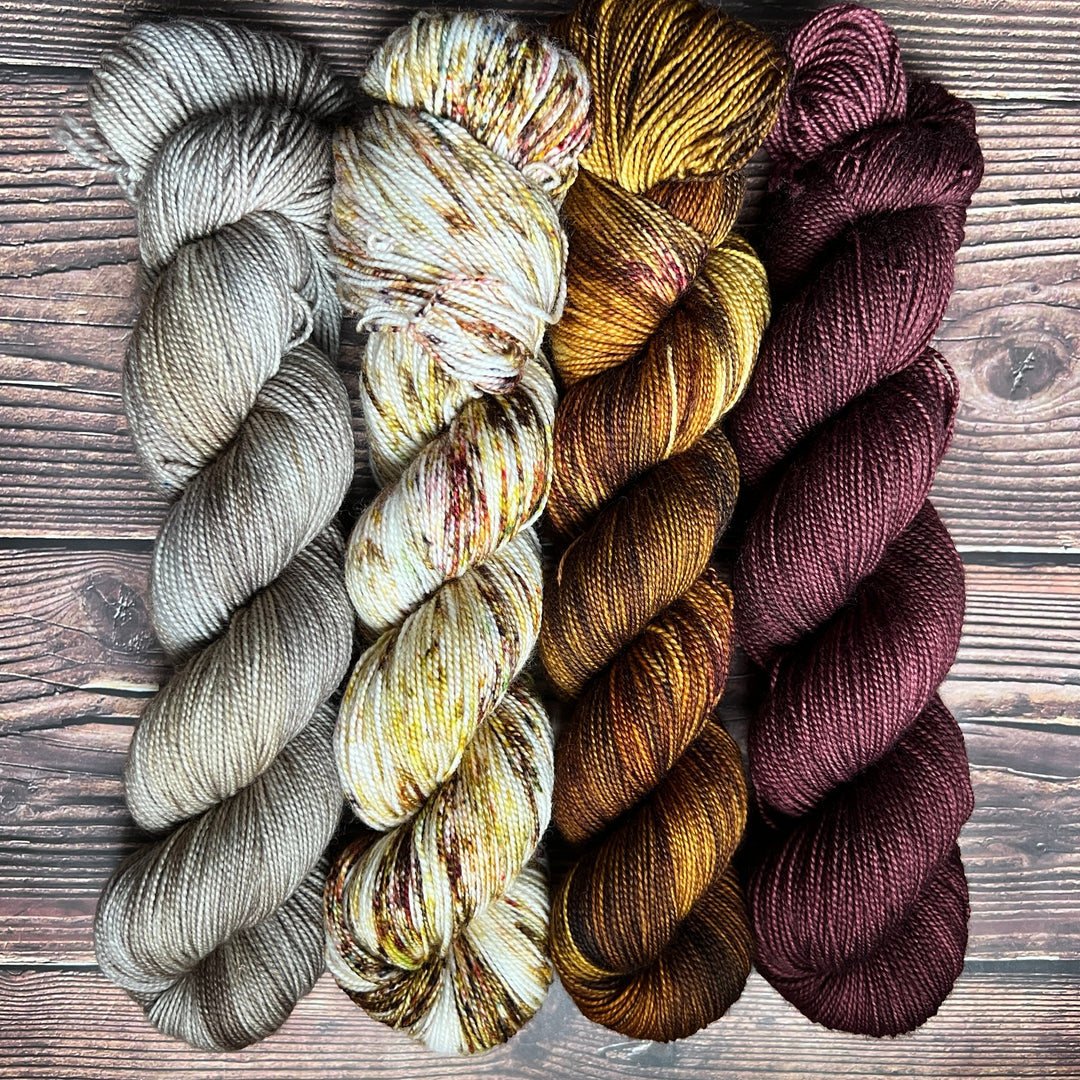 Darn Good Yarn: Woolen wild & free 4 skein kit, Yarn