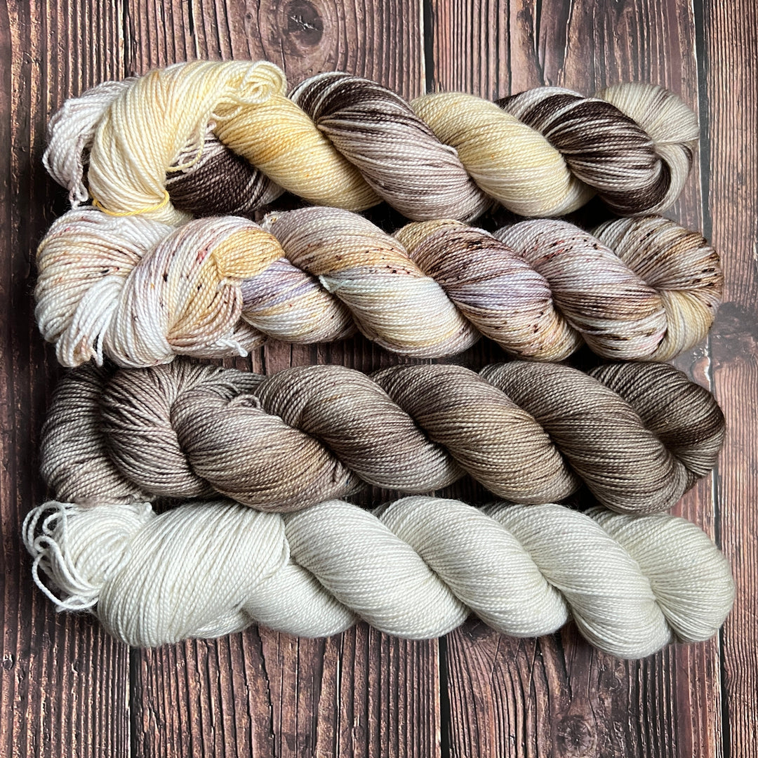 Darn Good Yarn: Woolen wild & free 4 skein kit, Yarn