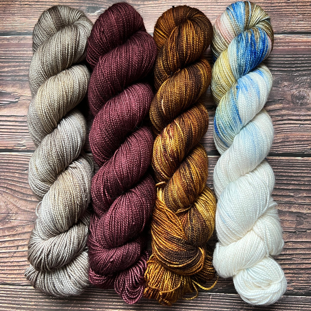 Darn Good Yarn: Woolen wild & free 4 skein kit, Yarn