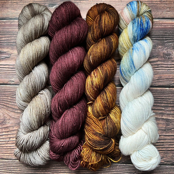Darn Good Yarn: Woolen wild & free 4 skein kit, Yarn