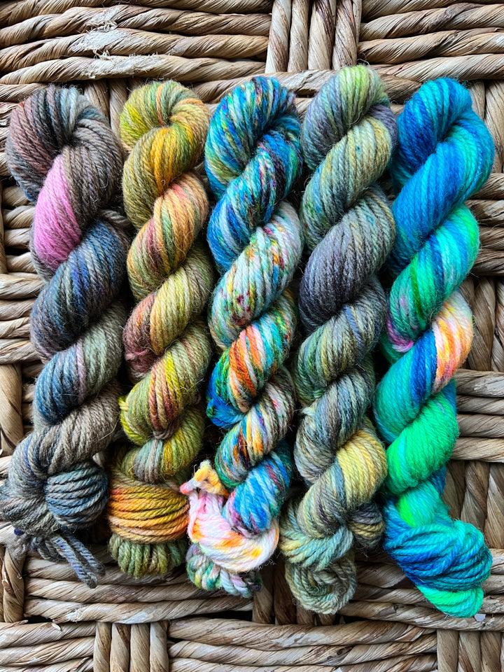 Darn Good Yarn: Gone Knittin’ mini set, Yarn