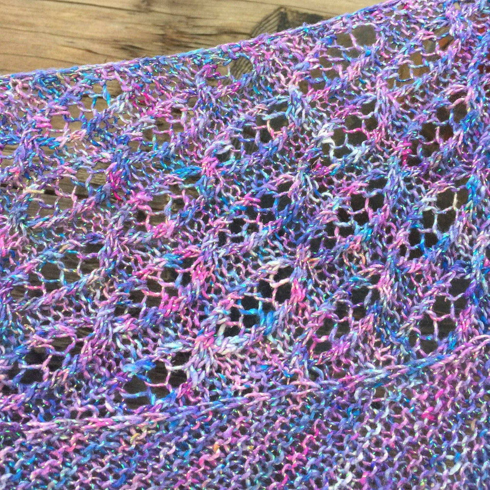 Products Joyous Mermaid Shawl Pattern closeup
