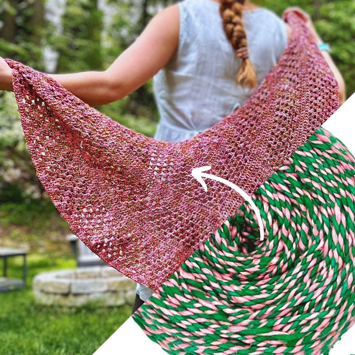 A Walk in the Garden Shawl Crochet Kit - Darn Good Yarn