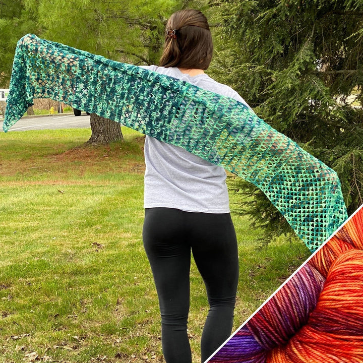 Ariel Shawl Crochet Kit - Darn Good Yarn