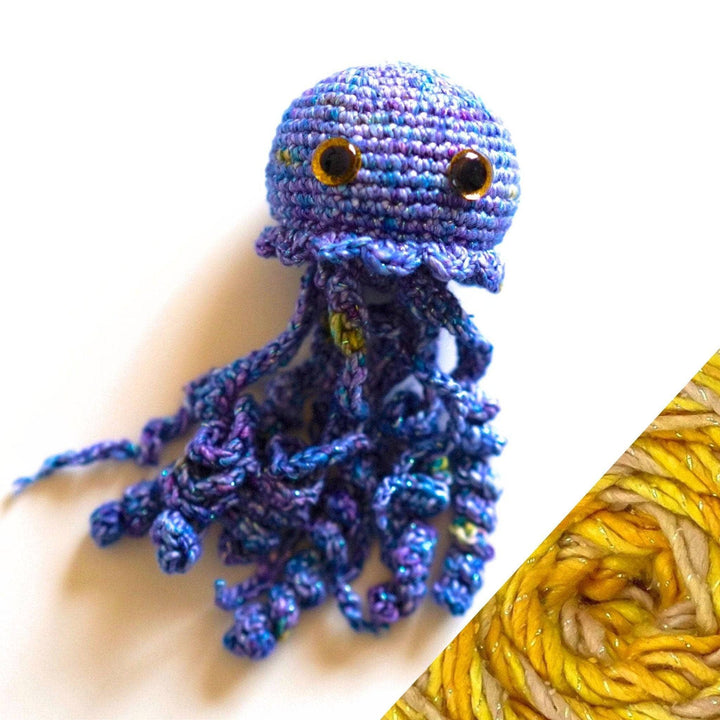Galaxy Jellyfish Amigurumi - Crochet Kit - Darn Good Yarn