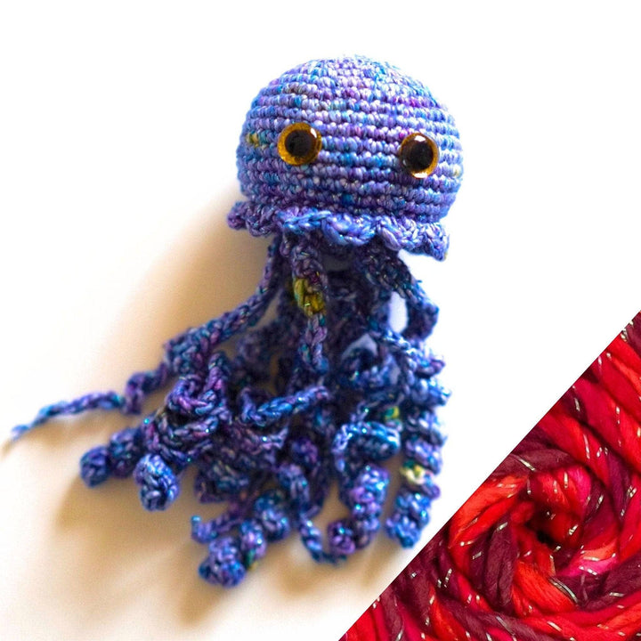 Galaxy Jellyfish Amigurumi - Crochet Kit - Darn Good Yarn