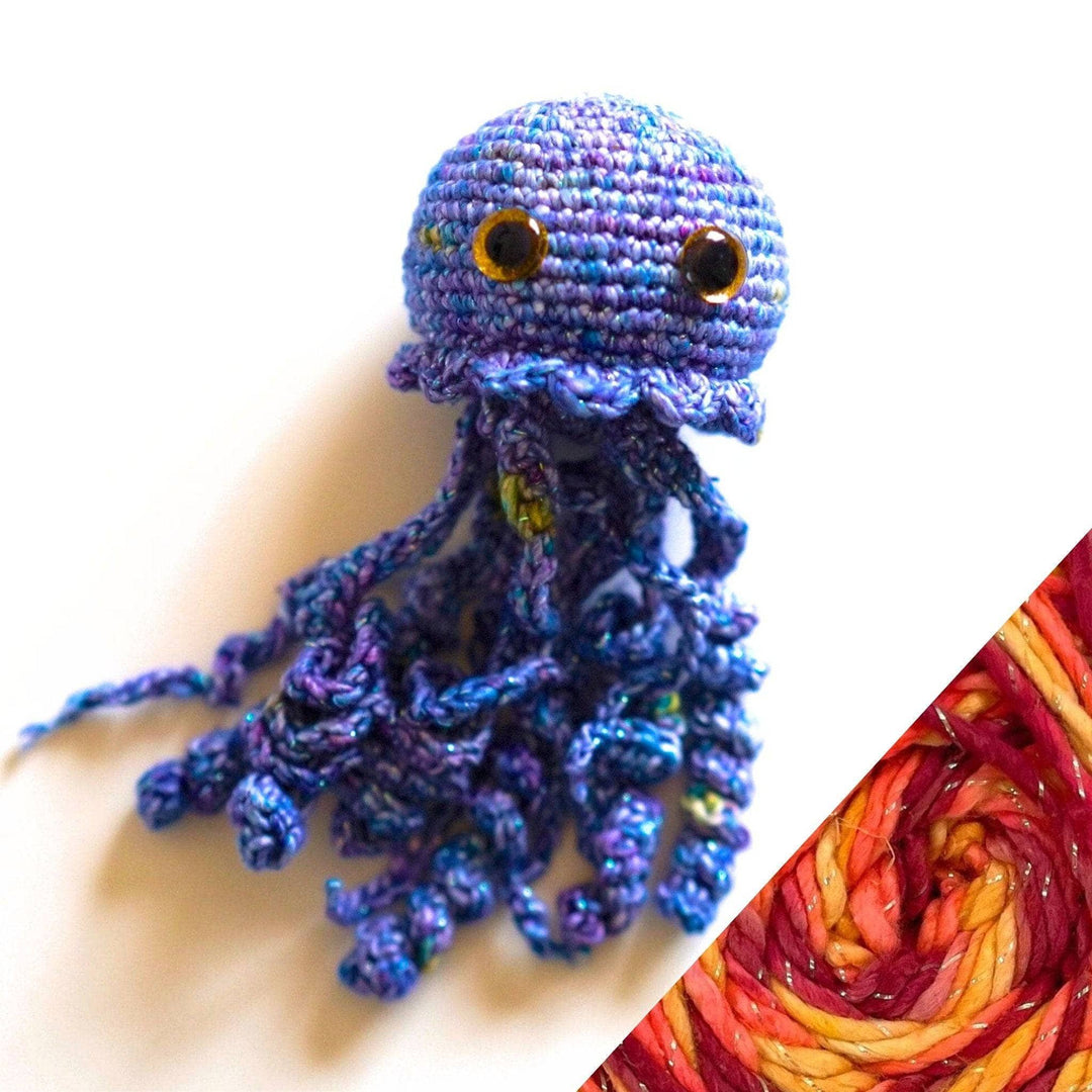 Galaxy Jellyfish Amigurumi - Crochet Kit - Darn Good Yarn