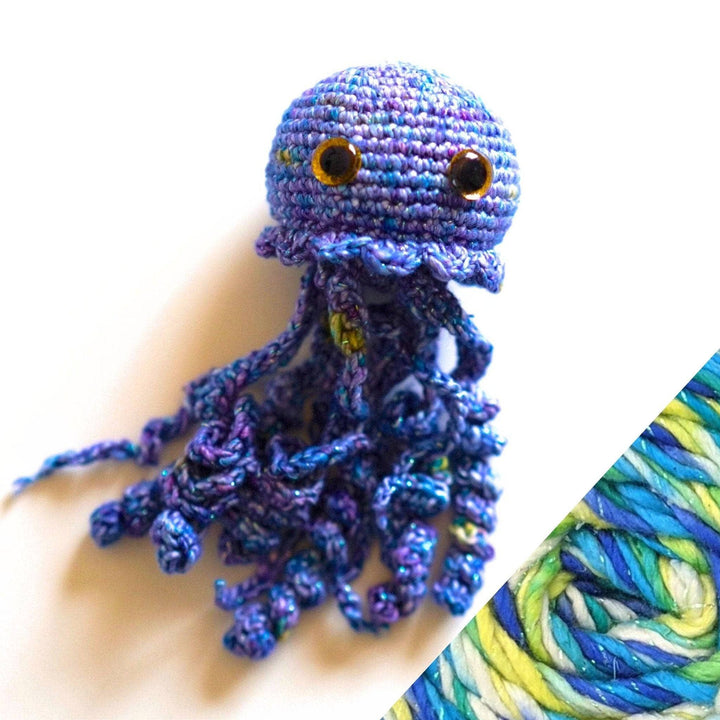 Galaxy Jellyfish Amigurumi - Crochet Kit - Darn Good Yarn