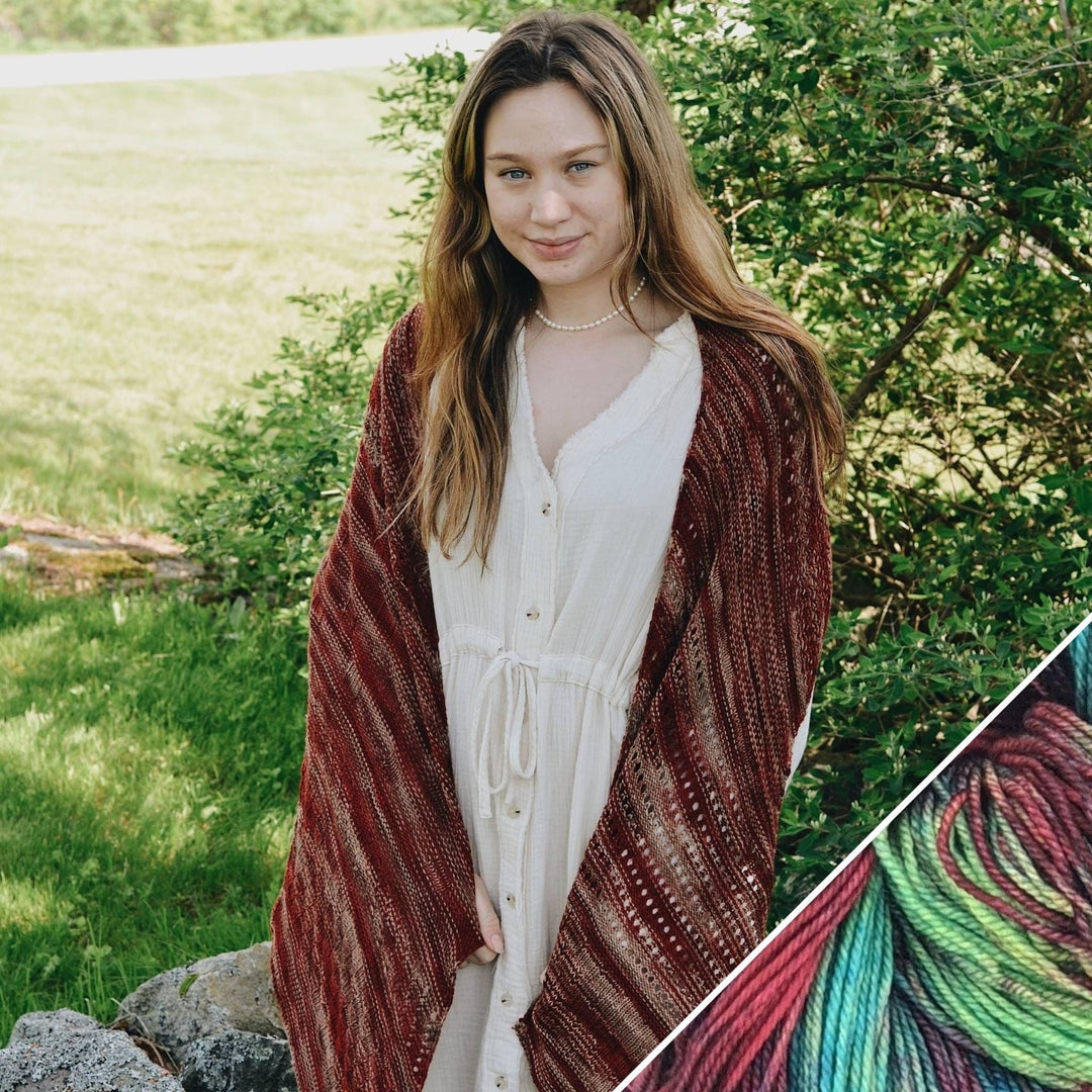 The Madeleine Shawl Knit-A-Long Kit - Darn Good Yarn