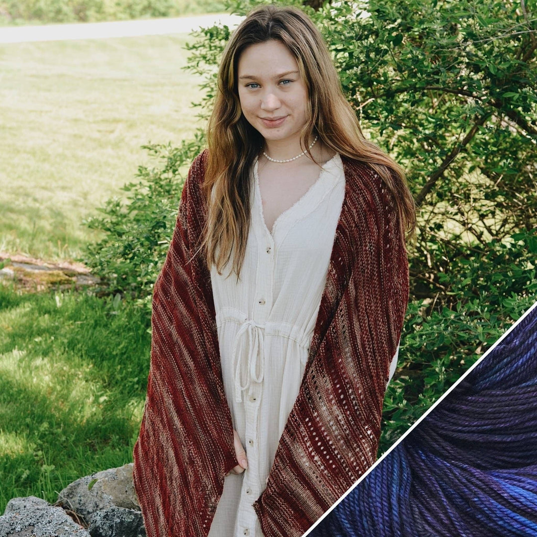 The Madeleine Shawl Knit-A-Long Kit - Darn Good Yarn