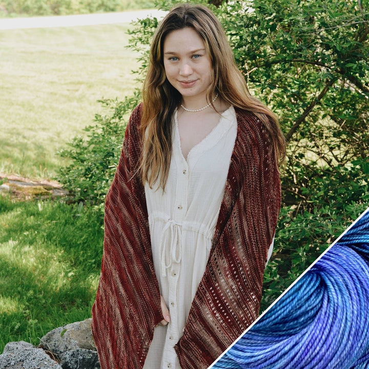 The Madeleine Shawl Knit-A-Long Kit - Darn Good Yarn