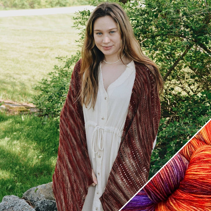 The Madeleine Shawl Knit-A-Long Kit - Darn Good Yarn