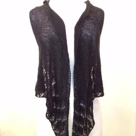 black shawl over a mannequin 