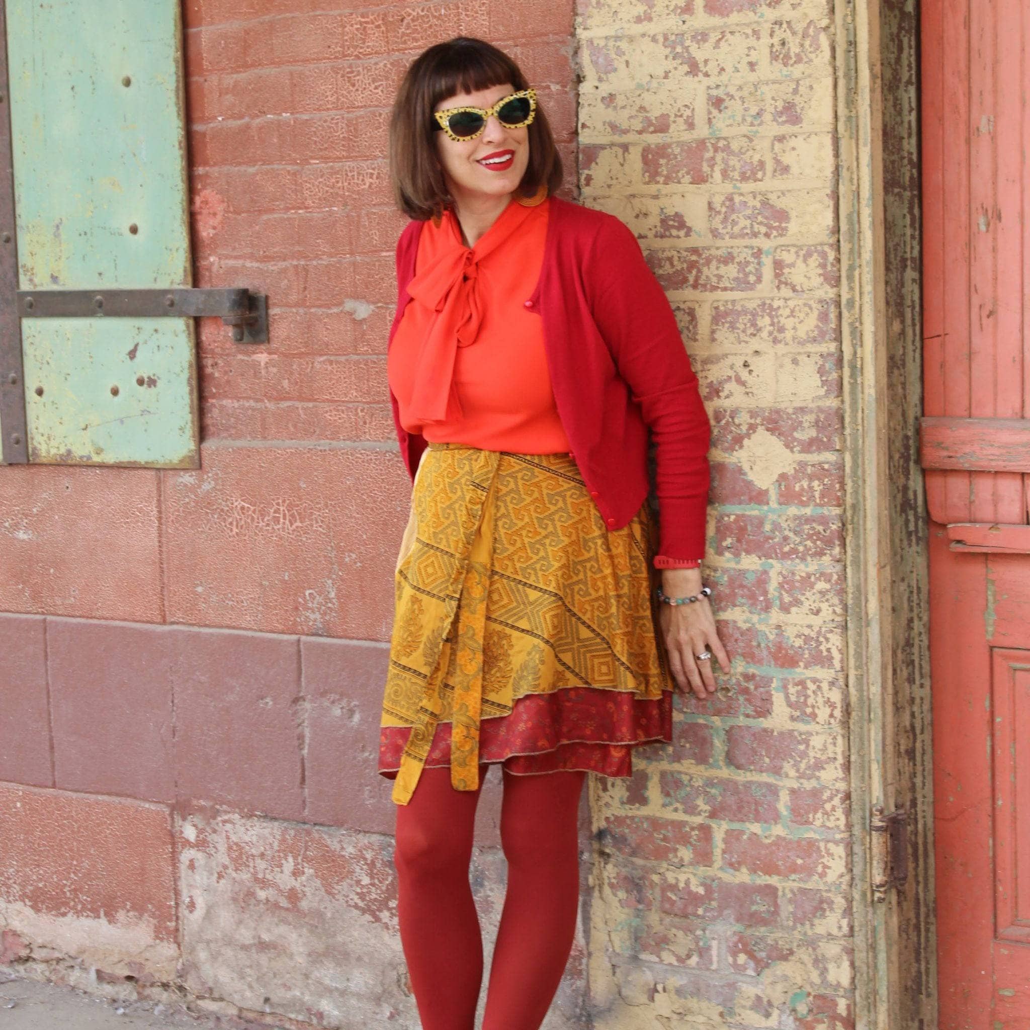 Seasonal Sari Wrap Skirt Mini Darn Good Yarn