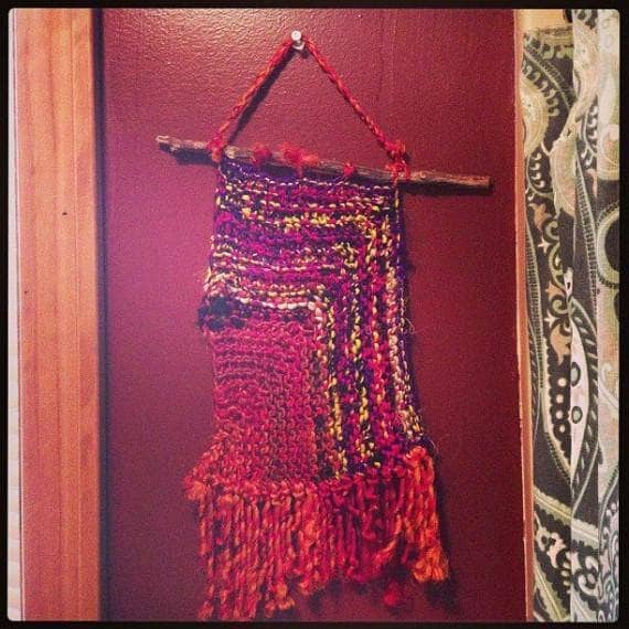  Square Tapestry over a doll