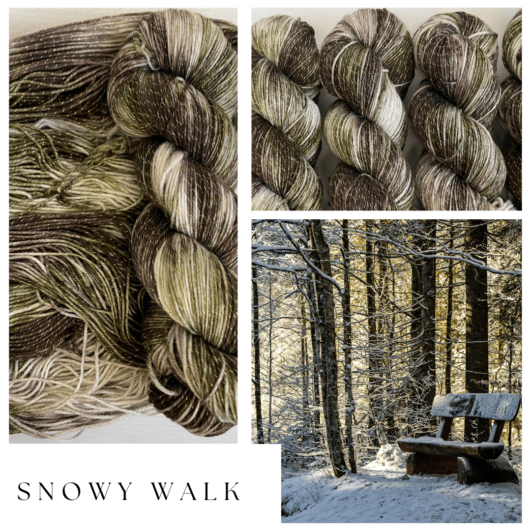 Darn Good Yarn: Snowy Walk, Yarn
