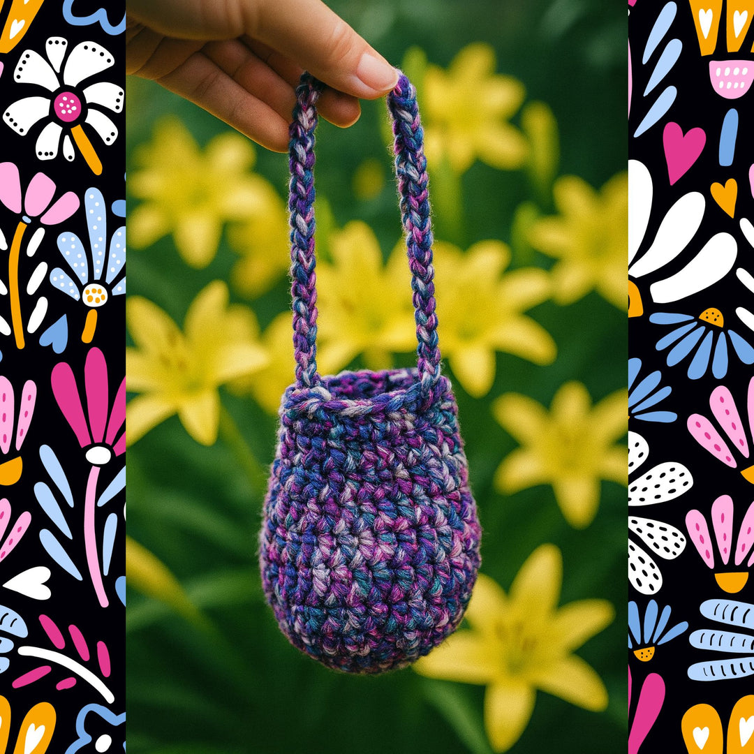 Darn Good Yarn: Alpine Mini Bucket Bag - Crochet Pattern, Patterns