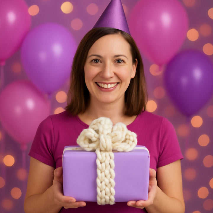 Darn Good Yarn: Crochet Pom Gift Bow Pattern – Handmade Reusable Gift Wrap Accent with Chunky Wool Yarn, Patterns