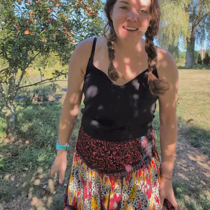 Limited Edition: Woodstock Dreams Fiesta Sunset Skirt