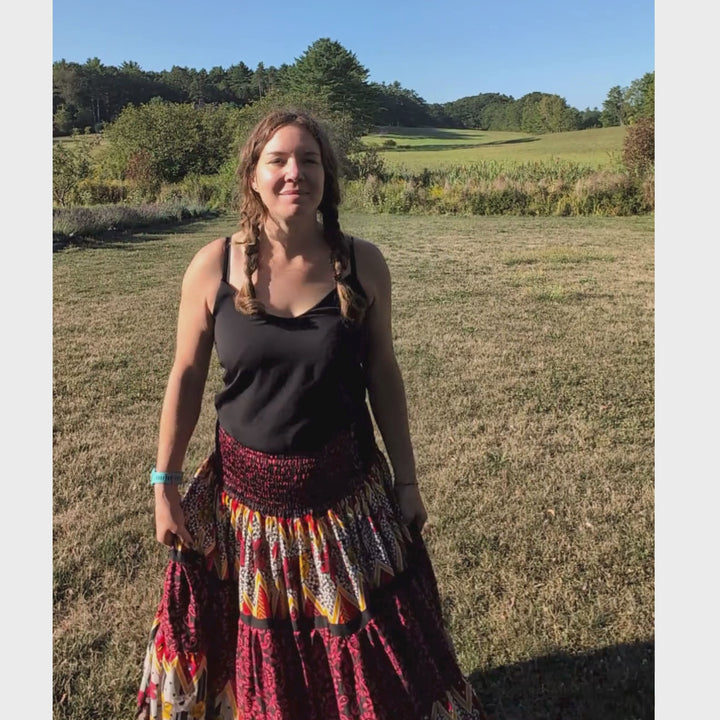 Limited Edition: Woodstock Dreams Fiesta Sunset Skirt