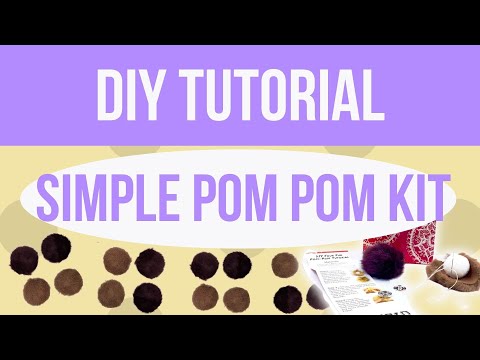 Faux Fur DIY Pom Pom Kit + 2 Free Patterns (Download)
