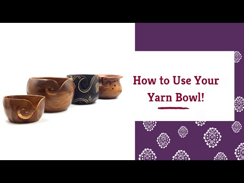Video detailing how to use Darn Good Yarn's Beginner Knit or Crochet Ceramic Yarn Bowl