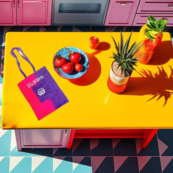 Recycled Sari Silk Tote Bag - Darn Good Yarn