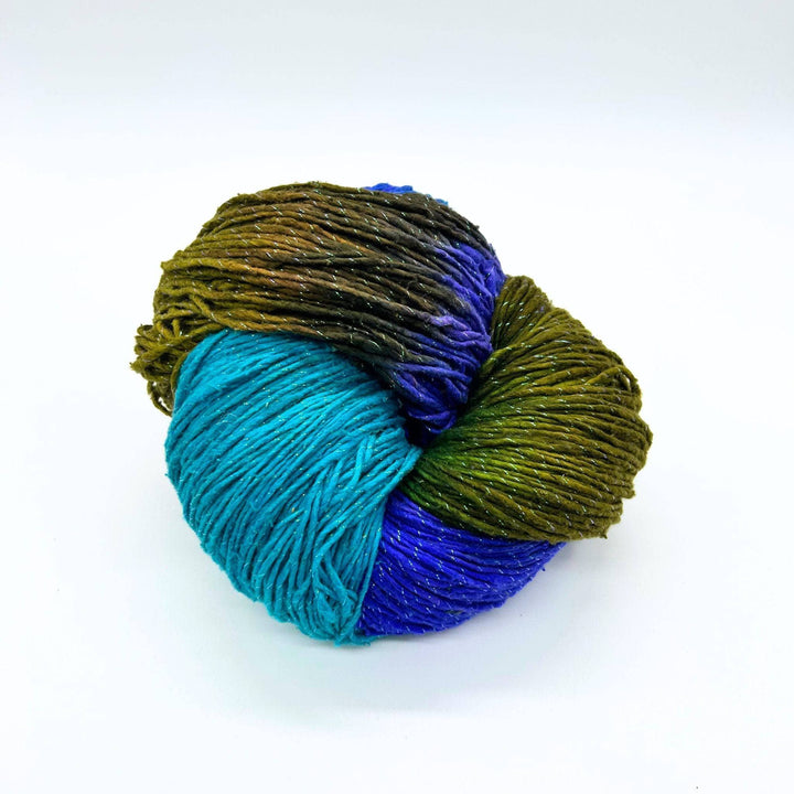Recycled Silk Roving Worsted Weight Yarn - Mega Skein 🧶 - Darn Good Yarn