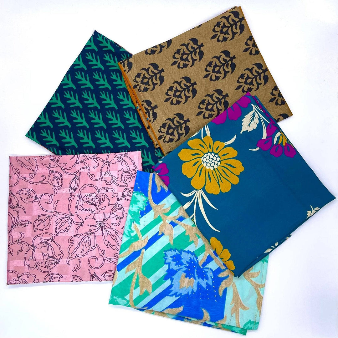 Reusable Sari Silk Gift Wrap | Darn Good Yarn