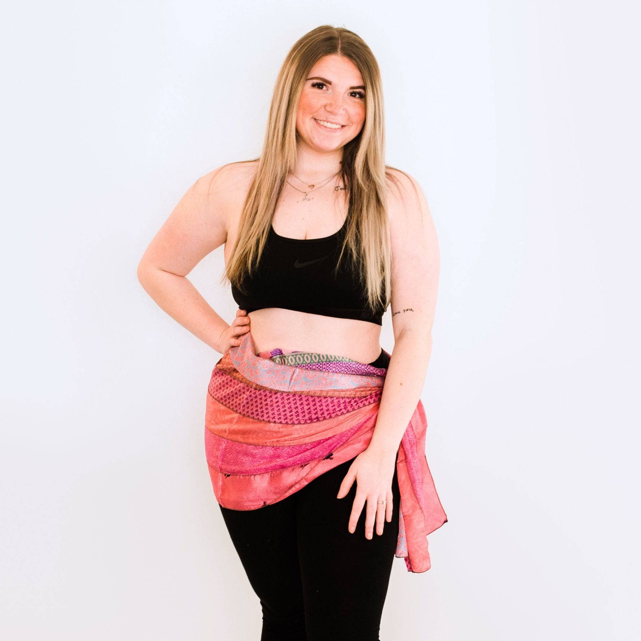 Sari Silk - Sarong - Reclaimed Sari - Handmade - Colorful – Darn