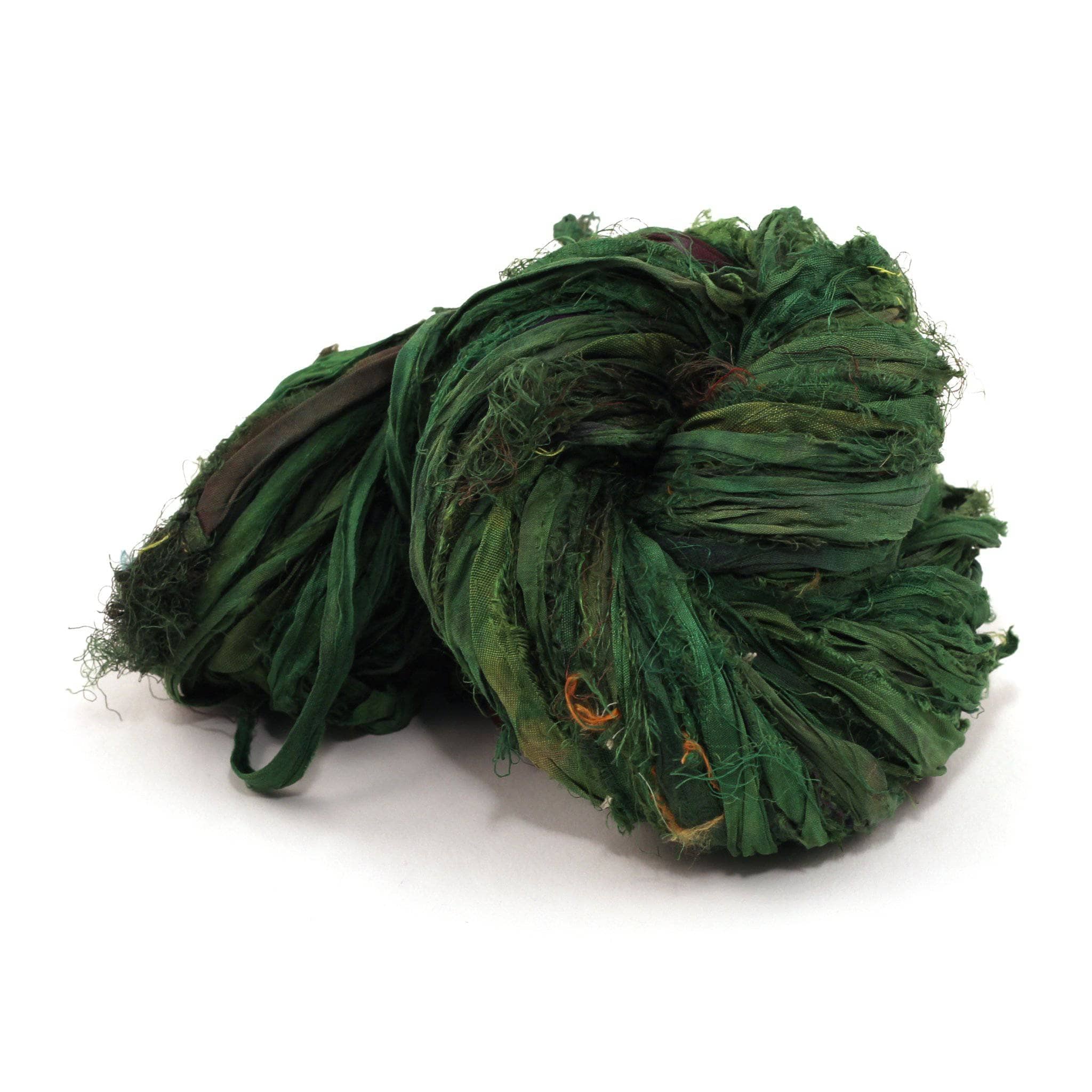 Sari Silk Ribbon Beanie Crochet Kit | Darn Good Yarn
