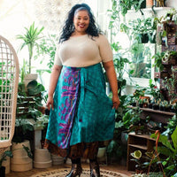 The Original Sari Wrap Skirt - Darn Good Yarn