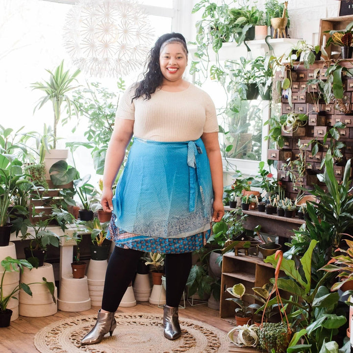The Original Sari Wrap Skirt - Darn Good Yarn