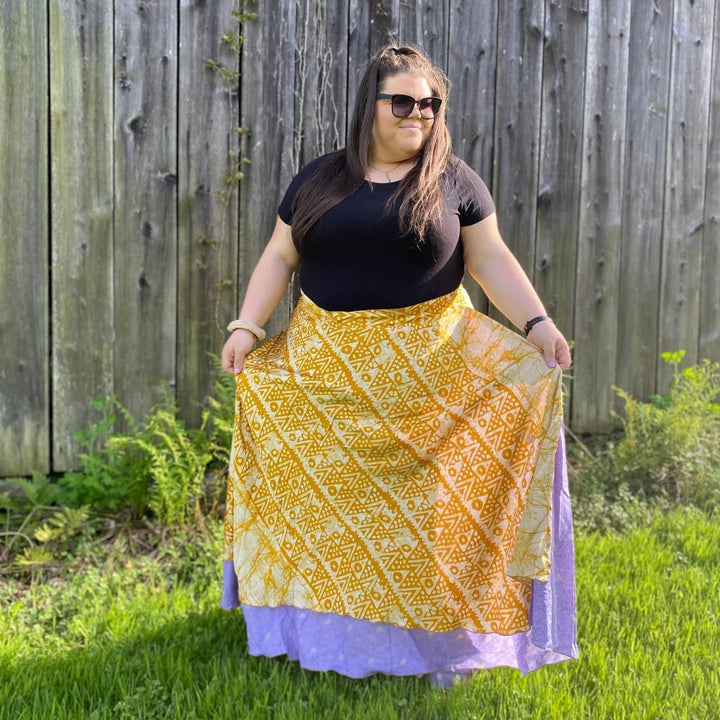 The Original Sari Wrap Skirt - Darn Good Yarn