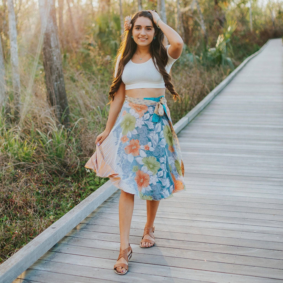 Sari Wrap Skirt - Witching Hour - Darn Good Yarn