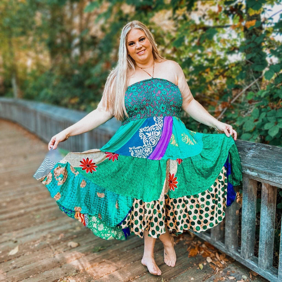 Sedona Patchwork Skirt | Darn Good Yarn Sedona Patchwork Skirt | Darn Good Yarn