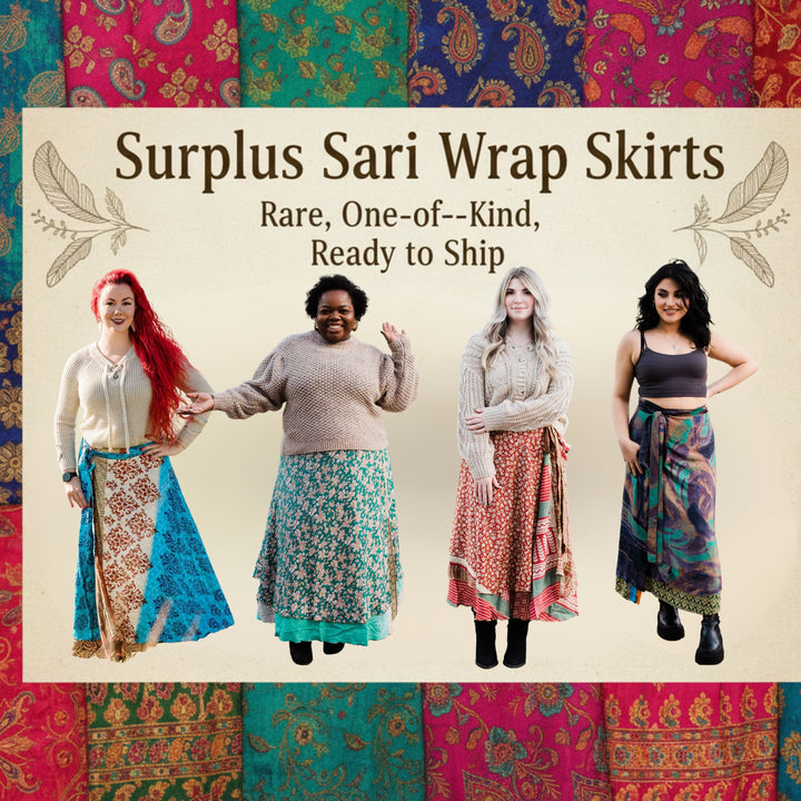 Seconds and Surplus- The Original Sari Wrap Skirt