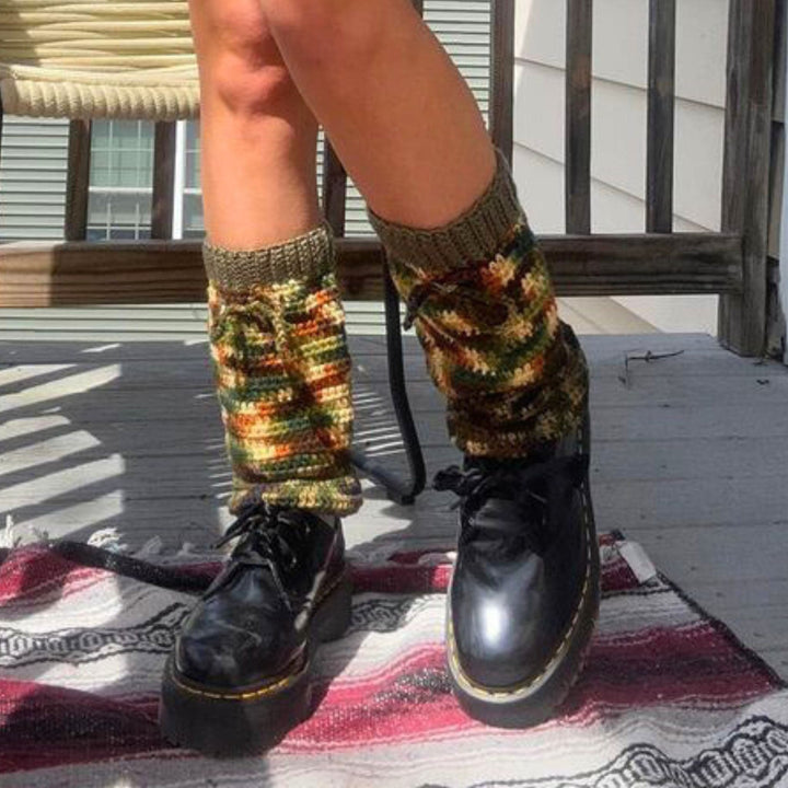 Slouchy Leg Warmers - Crochet Pattern - Darn Good Yarn