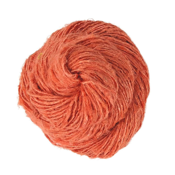 vegan scarf knitting kit dusty rose banana yarn