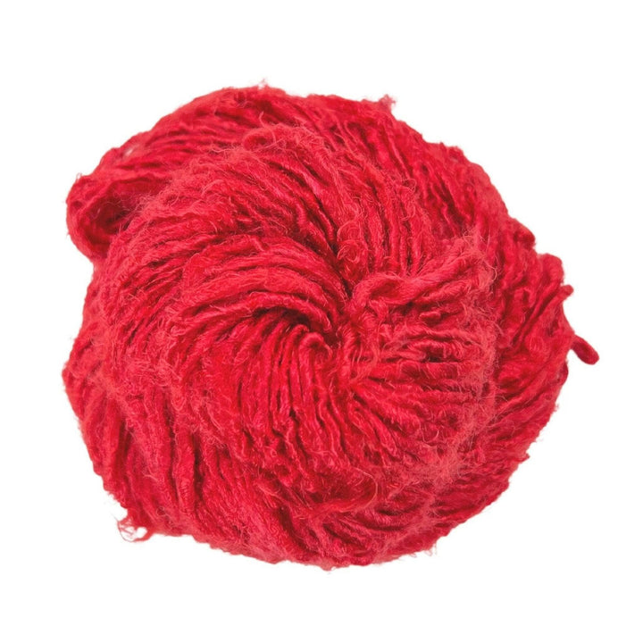 spring infinity scarf vegan fuchsia pink banana yarn